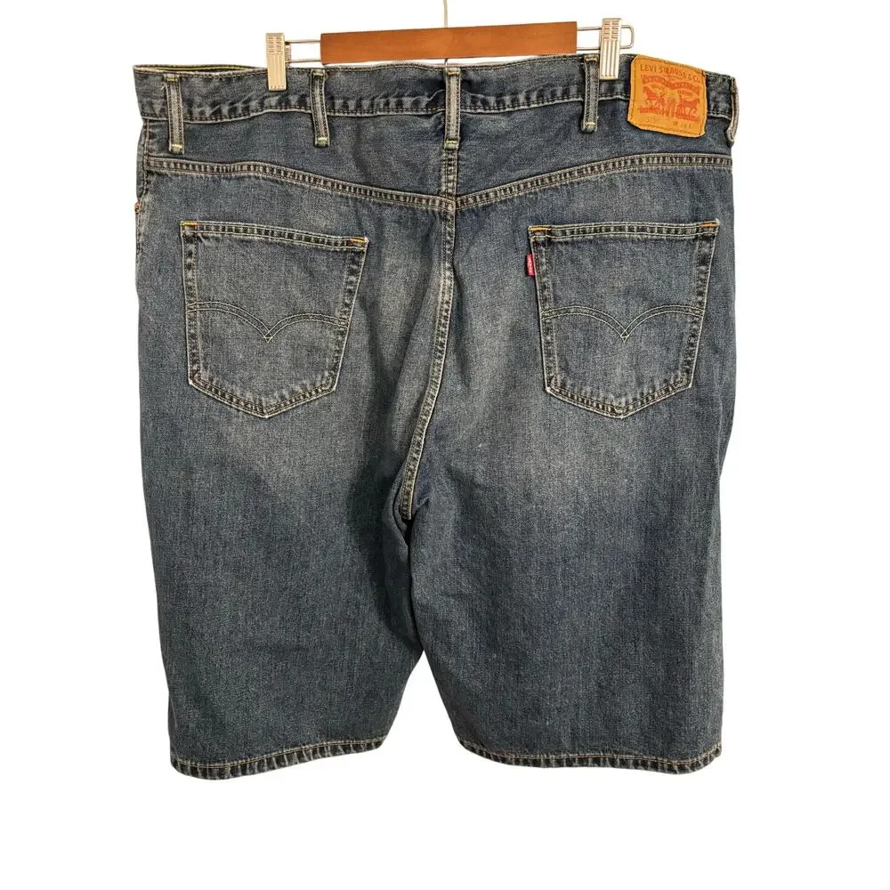 Levi's 569 Men's 44 Denim Shorts Loose Fit Straight‎ 90's Y2K Bermuda Vintage